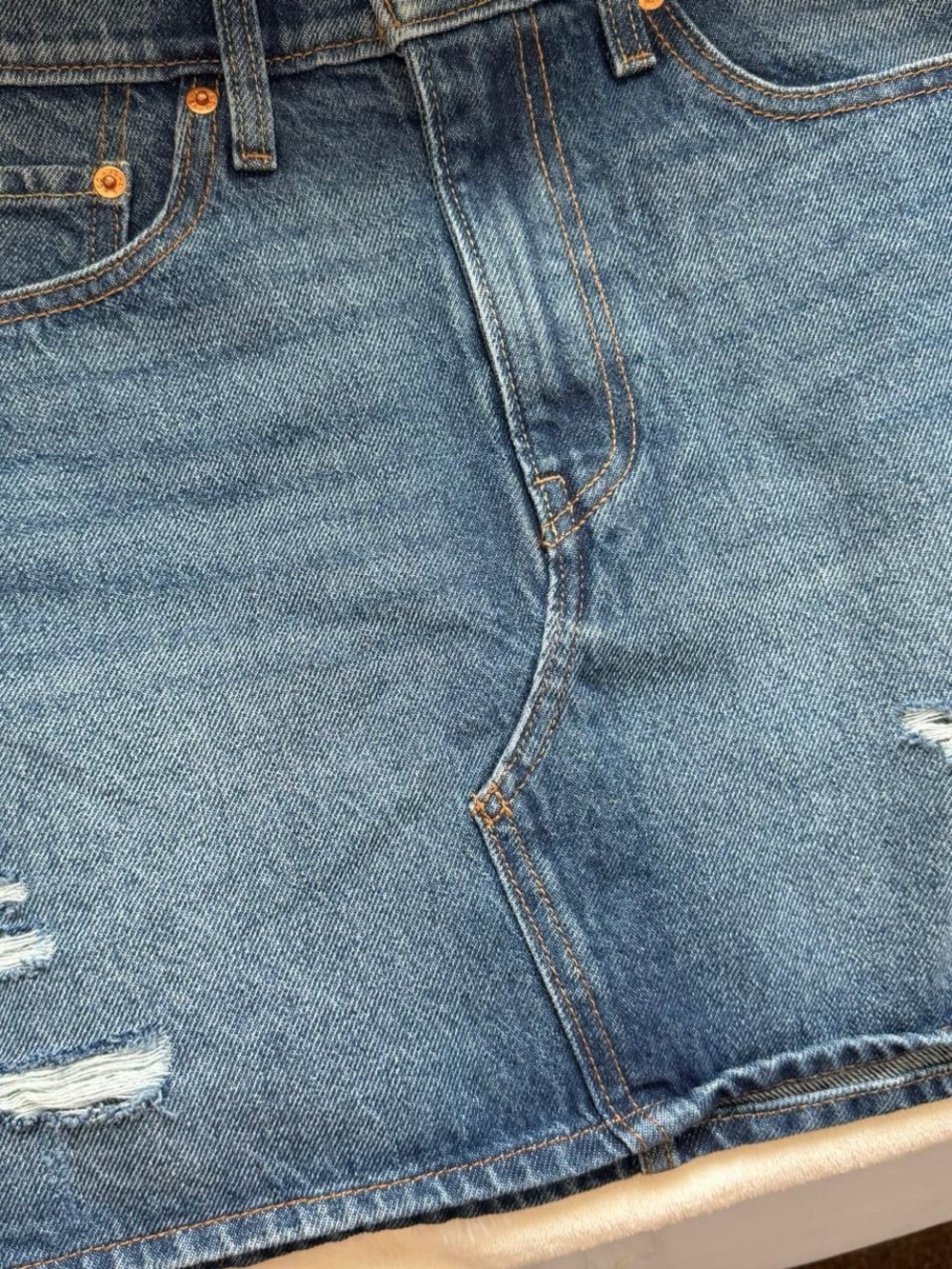 Y2k Denim Mini Skirt View 5